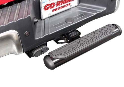 Go Rhino 2" Black Powder Coat 24" Oval Hitch Step